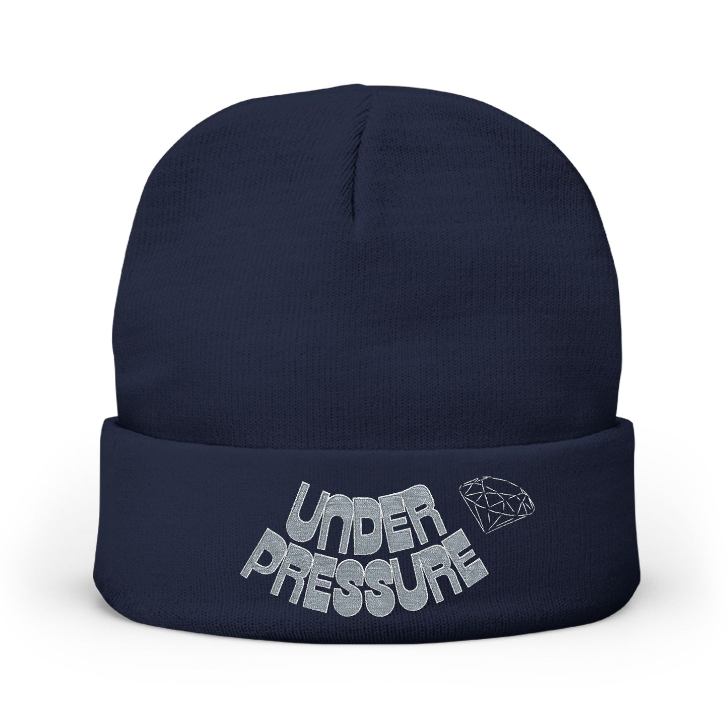 Under Pressure Knit Beanie (Embroidery)