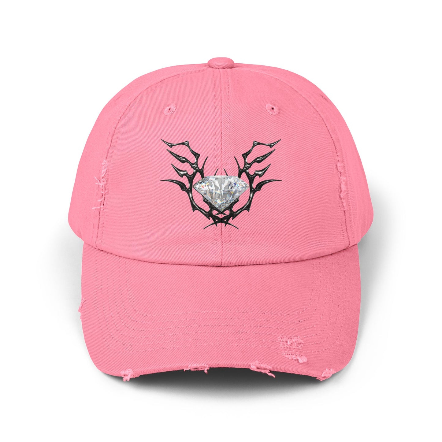 Diamond Angel Distressed Cap