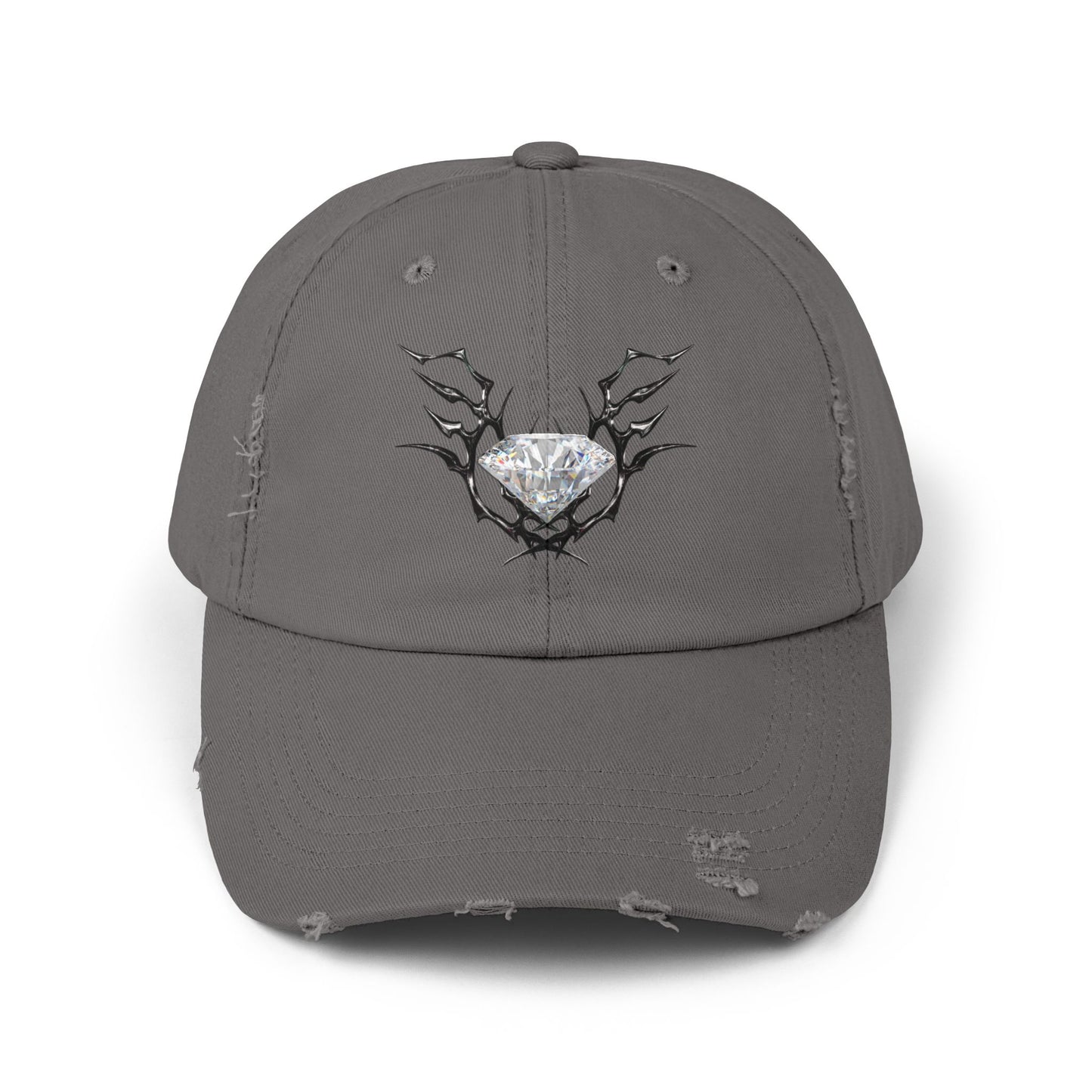 Diamond Angel Distressed Cap