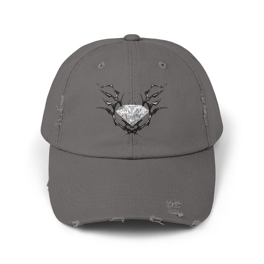 Diamond Angel Distressed Cap