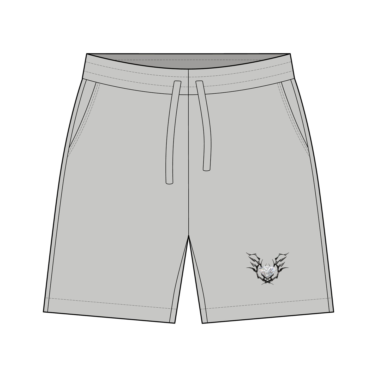 Diamond Angel Fleece Sweatshort