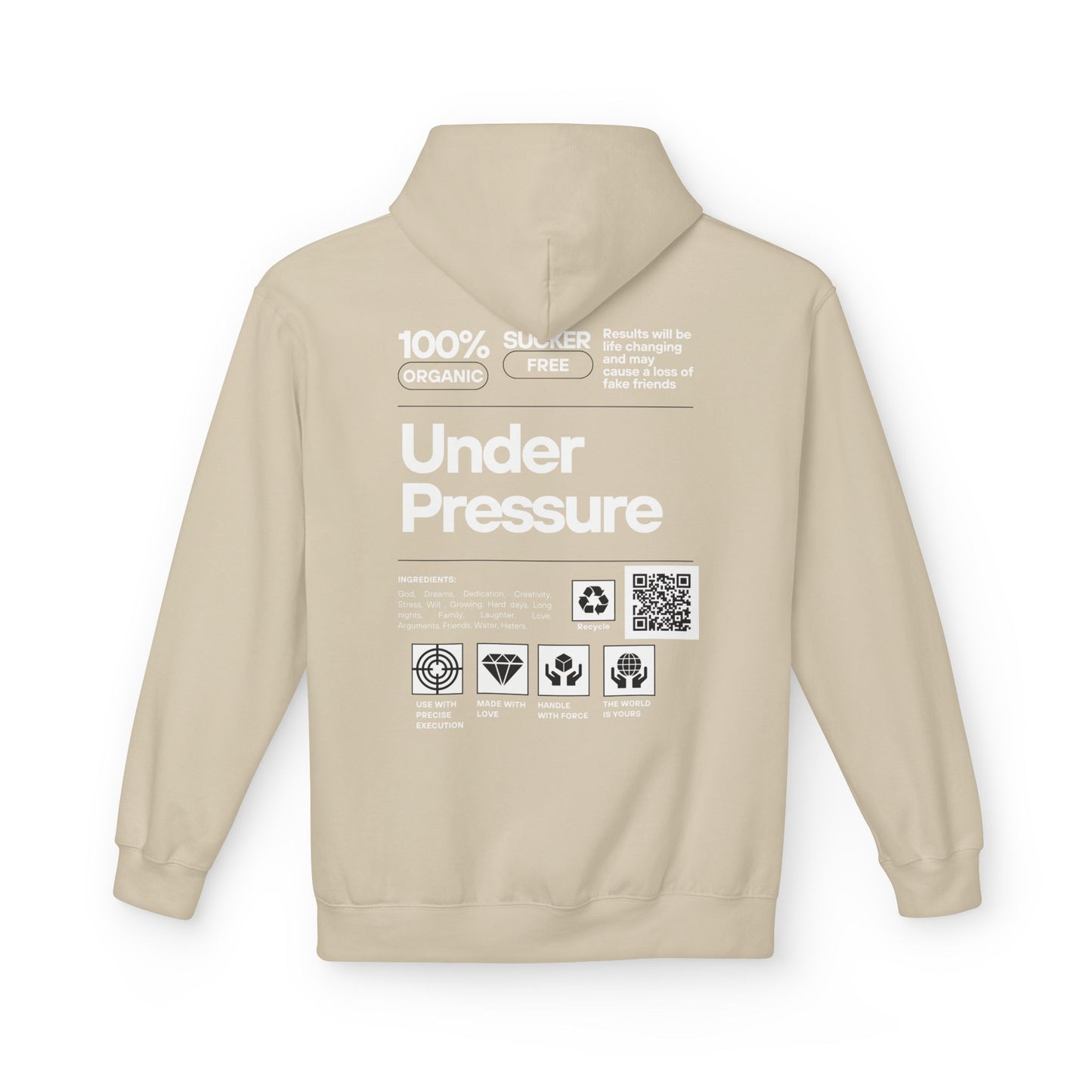 100% Under Pressure Fleece Hoodie