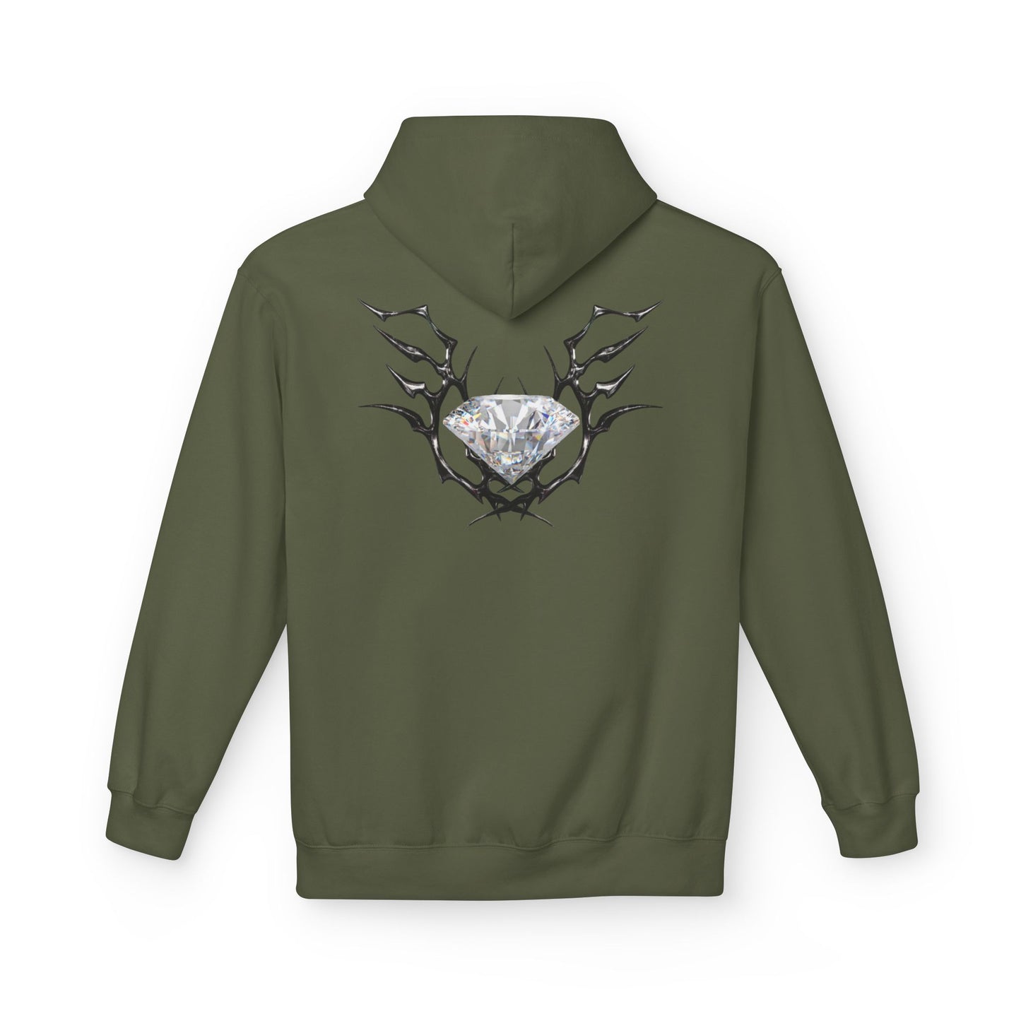 Diamond Angel Fleece Hoodie