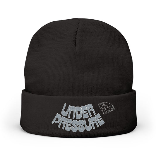 Under Pressure Knit Beanie (Embroidery)