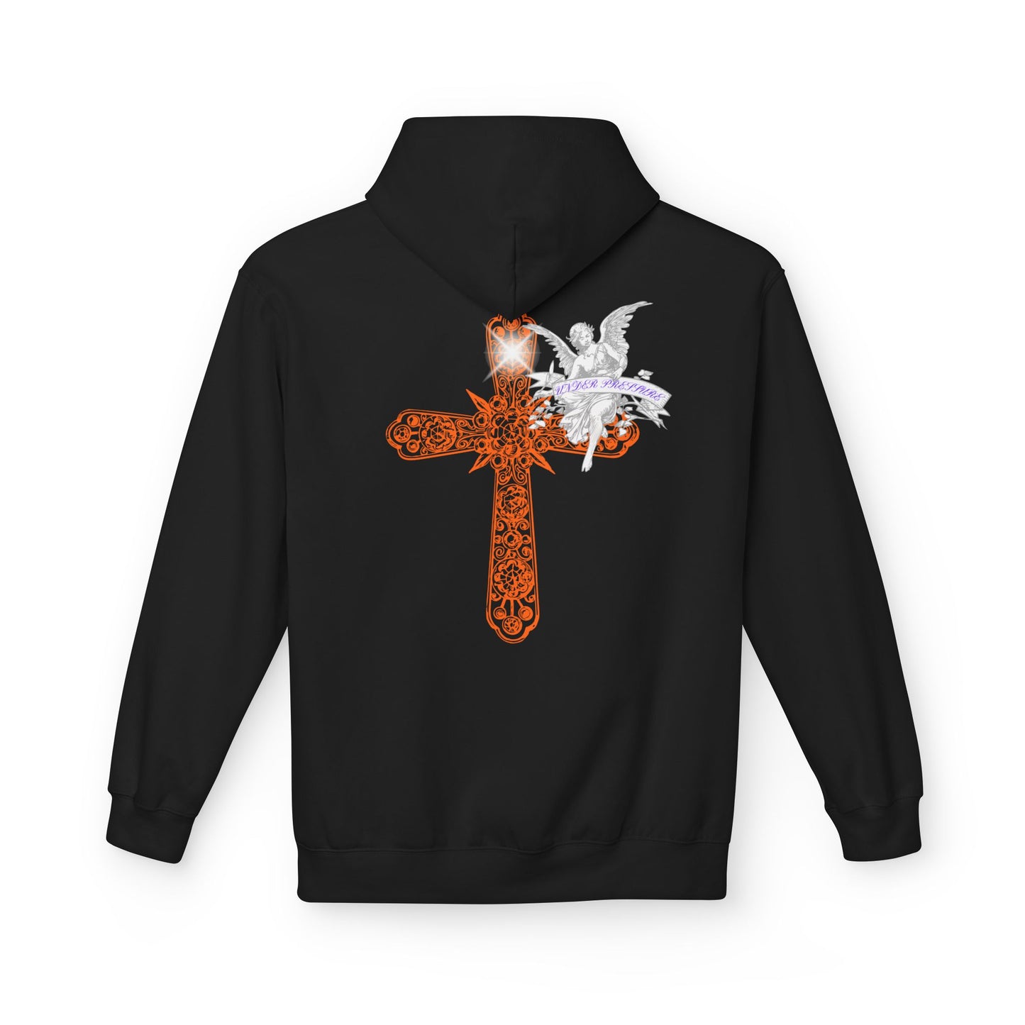 Angel Under Pressure Halloween Fleece Hoodie